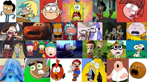 Shocked Cartoon Characters - Free Cartoon Character Shocked Graphic ...