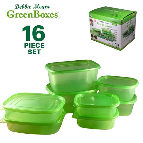 HOLIDAY SALE Debbie Meyer Green Boxes Food Storage Containers 16-Piece ...