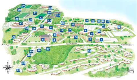 Western New England University Campus Map - Zip Code Map