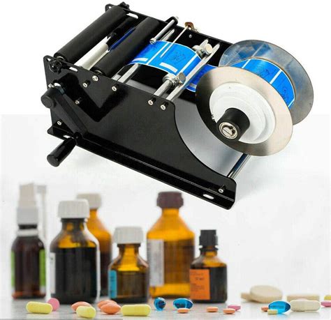 Upgraded Manual Labeling Machine Label Applicator Bottle Labeler Sticker Label Printer Packing ...