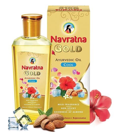 Navratna Gold Ayurvedic Oil Navratna Gold Ayurvedic Oil, Gold, 200 ml - OMGTricks