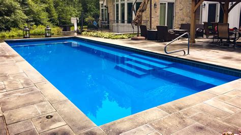 The Marvelous - rectangle fiberglass swimming pool - Imagine Pools