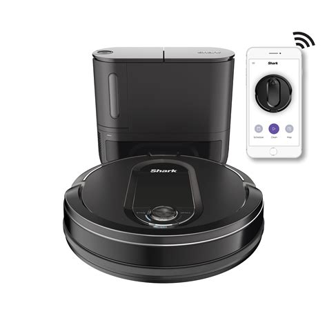 Shark IQ Robot Self-Empty™ Vacuum R100S with Self-Empty Base, Wi-Fi, Home Mapping (RV1000S ...