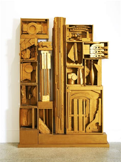 LOUISE NEVELSON. Gold Relief. 1964. | Louise nevelson, Art, Found art