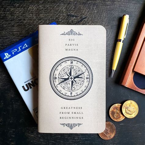 Sic Parvis Magna greatness From Small Beginnings Journal - Etsy