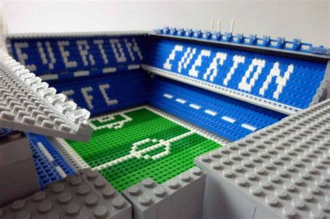 Anfield and Goodison Park built from LEGO | BoxMash