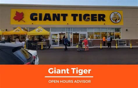 Giant Tiger Hours: Opening, Closing & Holidays Hours | March 2024