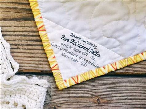 Simple Custom Quilt Label - Meander + Make