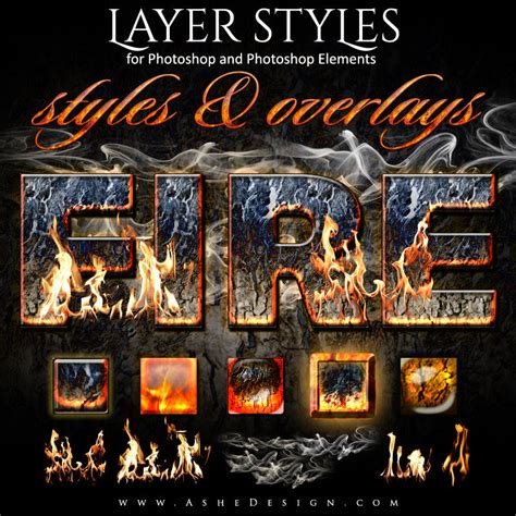 Ashe Design | Photoshop Layer Style Set | Fire – AsheDesign