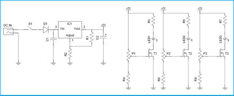 Microscope LED Light Source Circuit