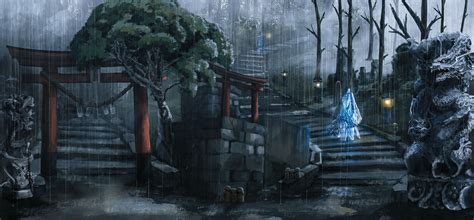 ArtStation - japanese graveyard