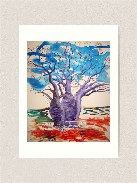 "Boab Tree " Art Print by gillsart | Redbubble