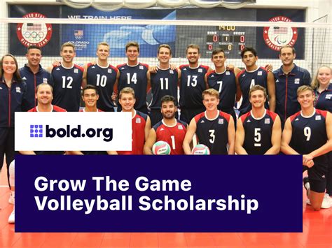 Grow The Game Volleyball Scholarship | Bold.org