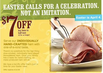 Allergen Free Please: Need a HoneyBaked Ham Coupon?