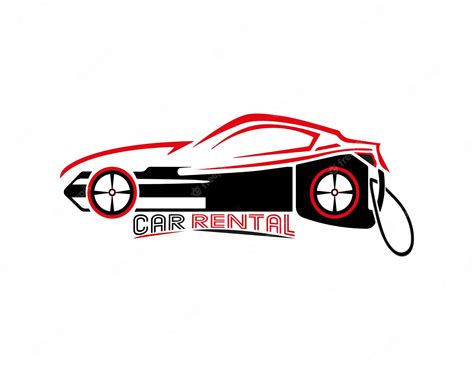 Premium Vector | Car rental vector logo design