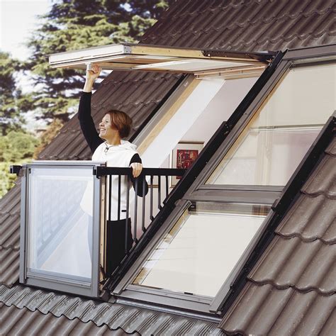 Innovative Skylight Window Easily Transforms into Rooftop Balcony