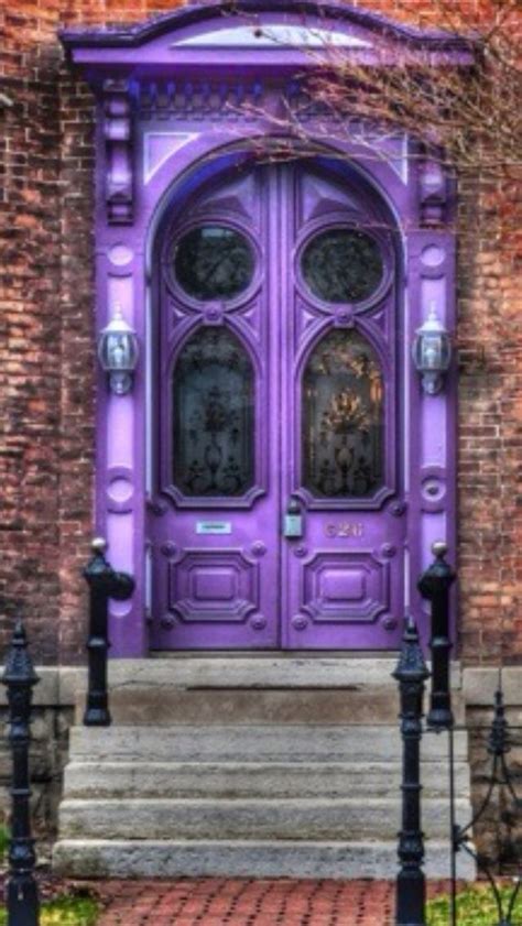 Stunning Vintage Purple door | Purple door, Cool doors, Unique doors