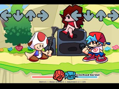 FNF vs Paper Mario: The Origami King - Play online