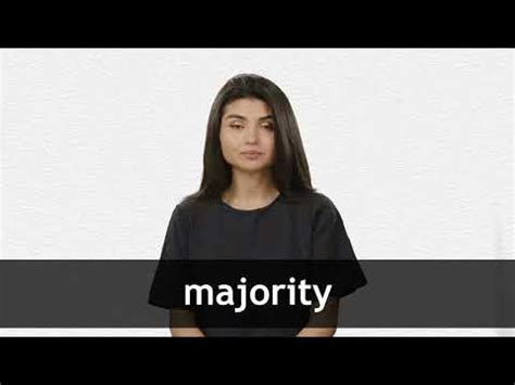 MAJORITY definition and meaning | Collins English Dictionary