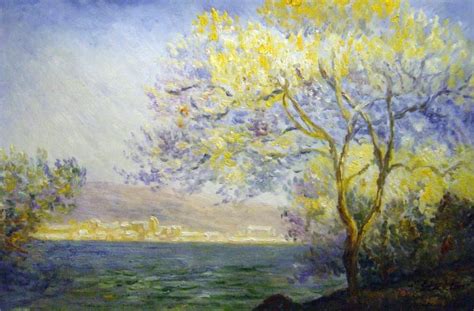 Morning At Antibes Painting by Claude Monet Reproduction | iPaintings.com