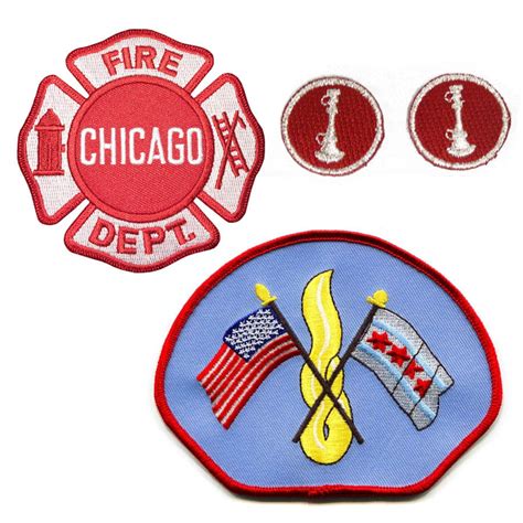 Chicago Fire Dept. - Lieutenant Patch Set | Chicago-Fire-Shop.de