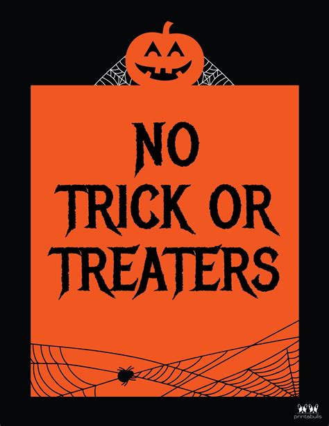 51 Halloween Signs - Free Printables | Printabulls