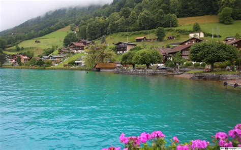 Alpine Village Switzerland (#1346683) - HD Wallpaper & Backgrounds Download