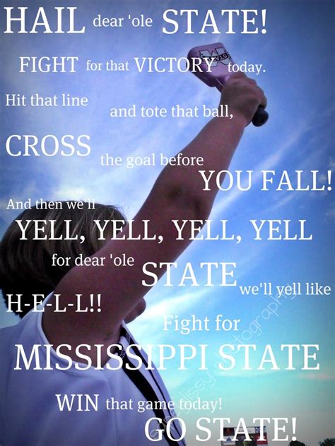 Fight Song | Mississippi state, Mississippi state bulldogs, Hail state