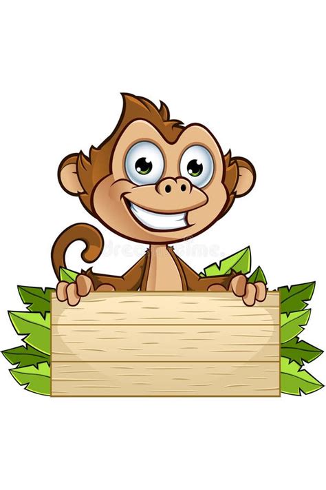 Cheeky Monkey Character Stock Vector - Image: 45570044