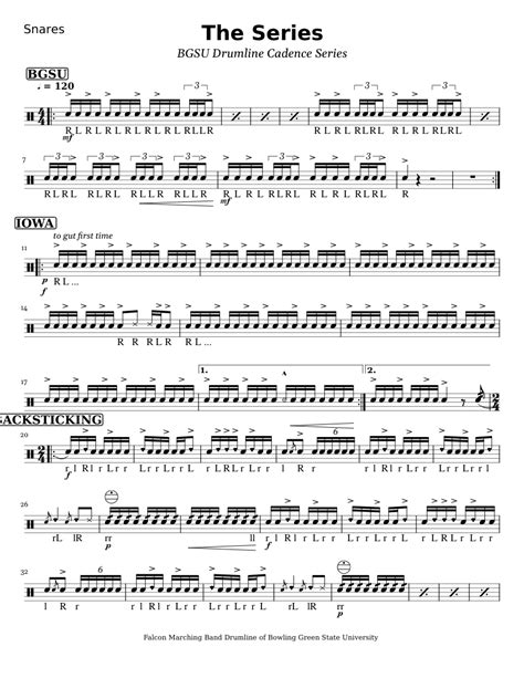 The Series-Snares Sheet music for Snare Drum (Solo) | Musescore.com