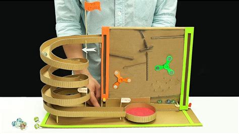 Amazing DIY Cardboard Toys - How to Make Marble Run Machine Game From ...