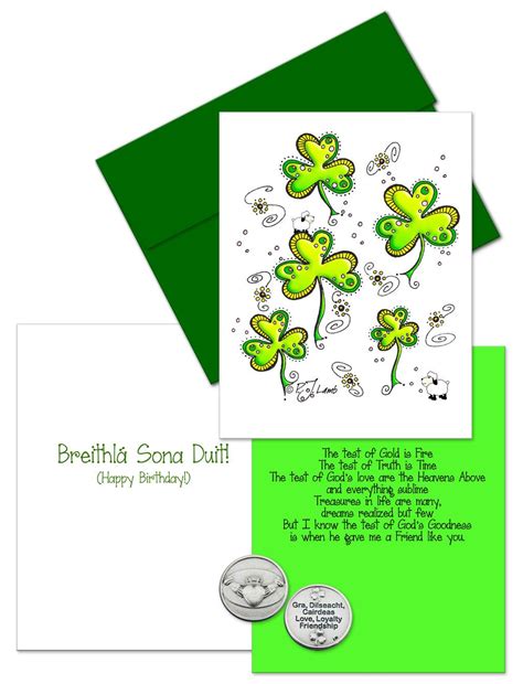 Irish Birthday Card, Friendship Card, Claddagh Token, Zentangle ...