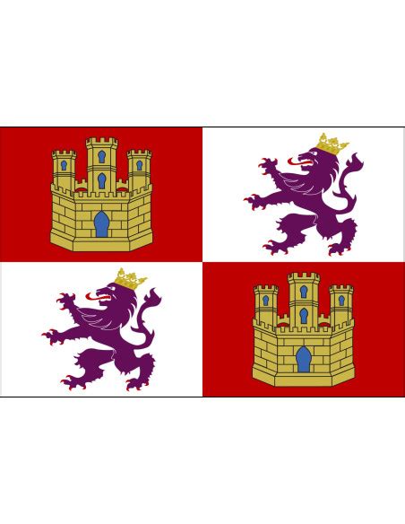 Castilla y León Flag (for exteriors) ⚔️ Medieval Shop