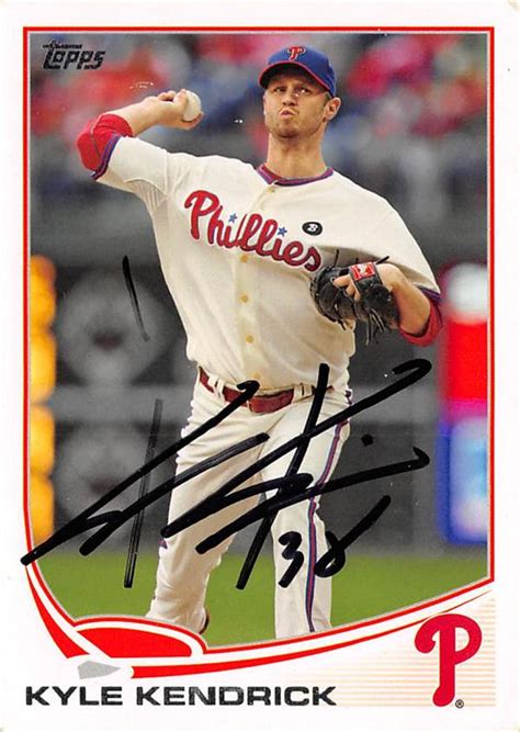 Kyle Kendrick autographed Baseball Card (Philadelphia Phillies) 2013 ...