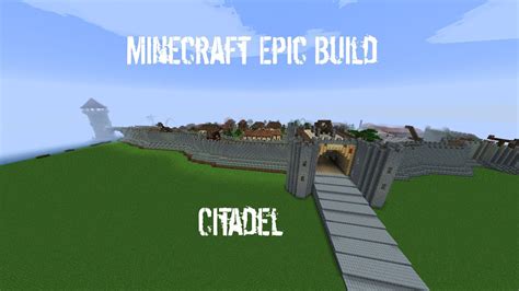 Minecraft Epic build Citadel - YouTube