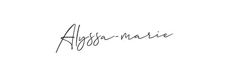 98+ Alyssa-marie Name Signature Style Ideas | New eSignature