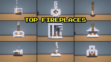 Minecraft Tutorial Fireplace Ideas - YouTube