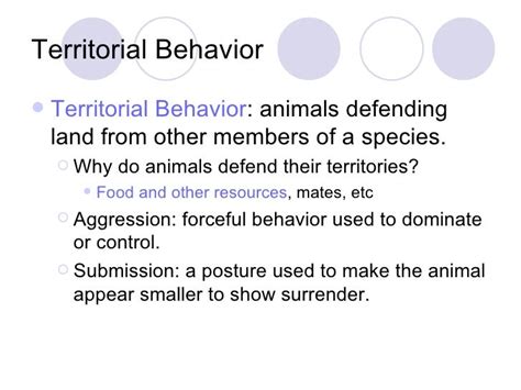 Animal behavior