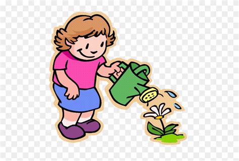 Watering Plants Clipart - Taking Care Of Plants Clipart - Free ...