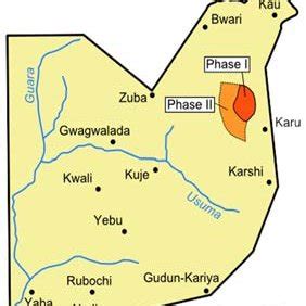 Map showing planned development of Abuja city. | Download Scientific ...