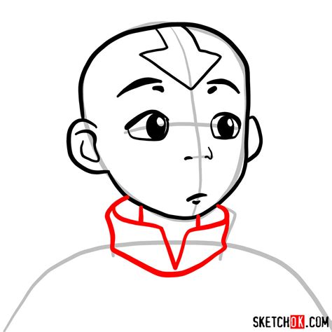 How to Draw Aang's Iconic Face in 7 Steps | Avatar Drawing Guide