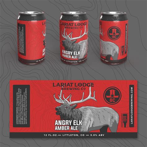 Amber Ale Beer Label Design #2 | Hi-five Design