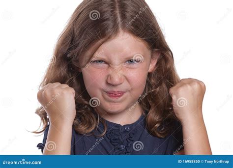 Temper Tantrum Girl stock photo. Image of cute, angry - 16958850