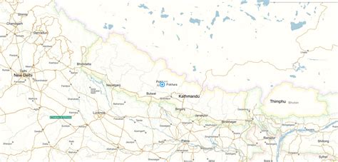 Pokhara Map - Nepal