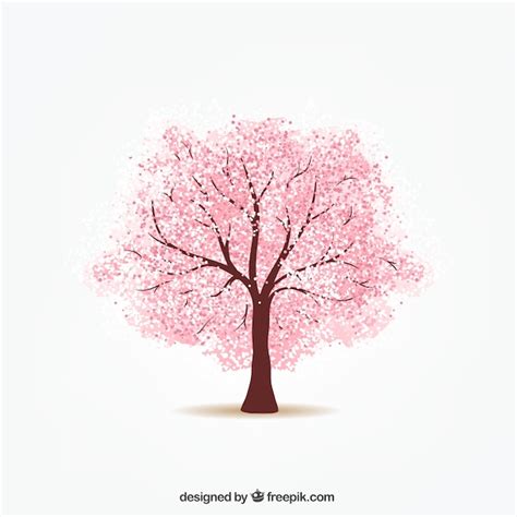 Arbol De Cerezo Dibujo