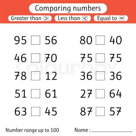 Greater than Less than Worksheets - Math Monks - Worksheets Library