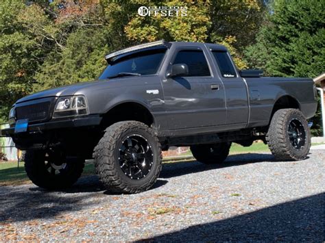 Wheel Offset 2000 Ford Ranger Super Aggressive 3"-5" Suspension Lift 7.5" | Custom Offsets