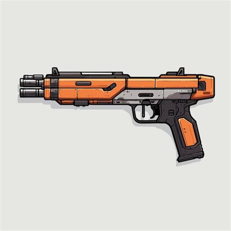 Premium Vector | Vintage pistol illustration