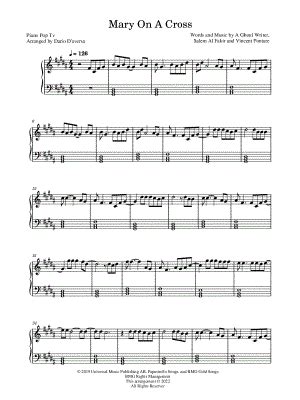 "Mary on a Cross" Sheet Music - 4 Arrangements Available Instantly - Musicnotes