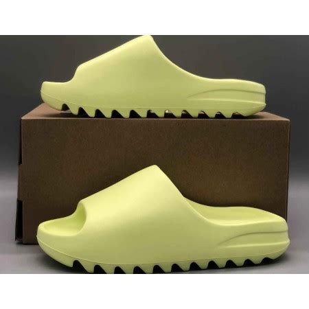 Yeezy Slide 'Glow Green' - GX6138 | HOWKICK